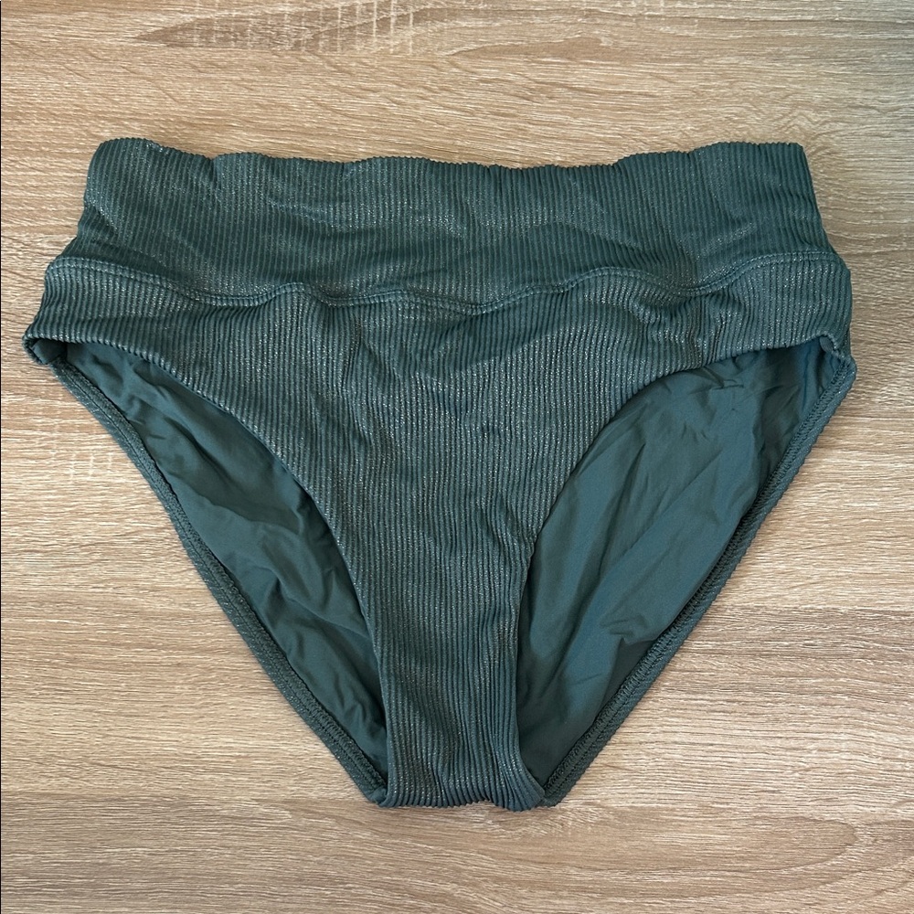 Elegant Dark Green Bikini Bottom